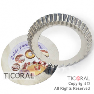 MOLDE TARTA DESF ALUMINIO N.6 (32 CM) x 1